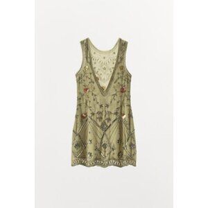 ZARA LIMITED EDITION BEADED SEQUIN DRESS